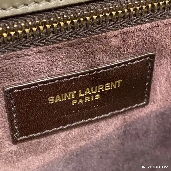 Tony Luxuries LEATHER SATCHEL YSL SMOOTH IN LOULOU CARRE 0528